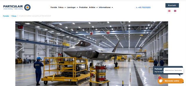 Particulair.eu - WordPress ATEX hjemmeside